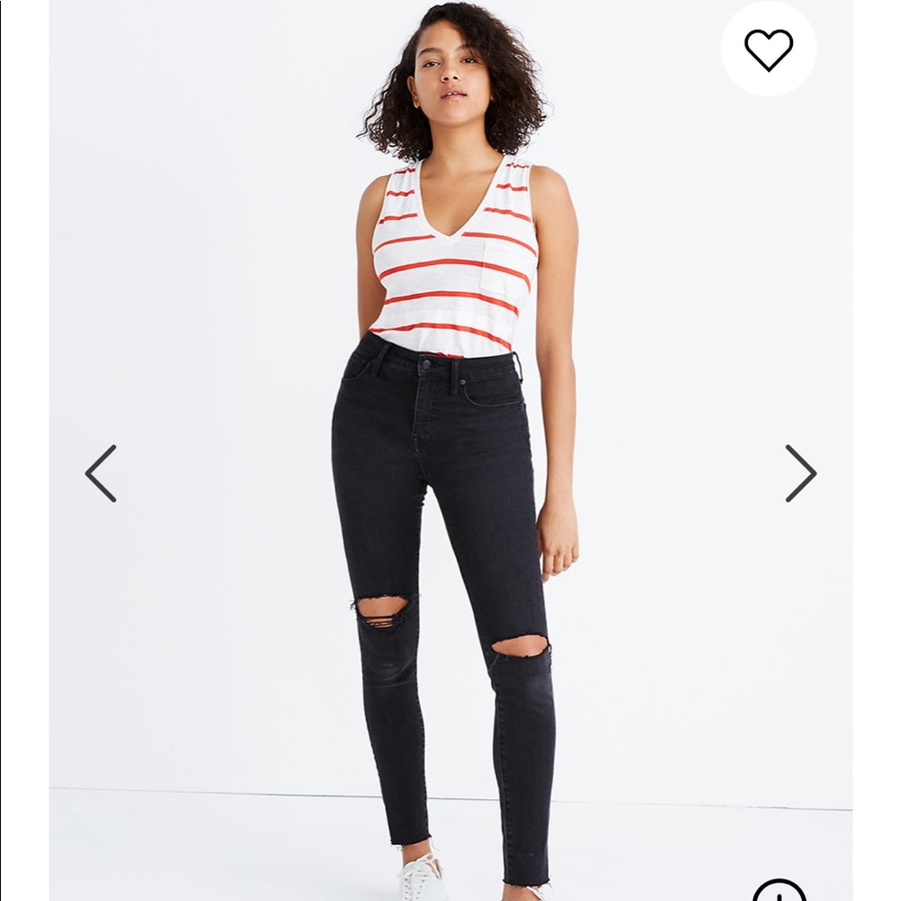 Madewell High Rise Skinny Jeans
